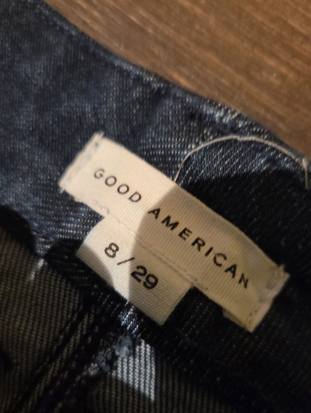 ❤️ NWOT! GOOD AMERICAN GOOD WAIST HIGH RISE WIDE LEG PALAZZO JEANS, 8 (29) - Picture 5 of 8